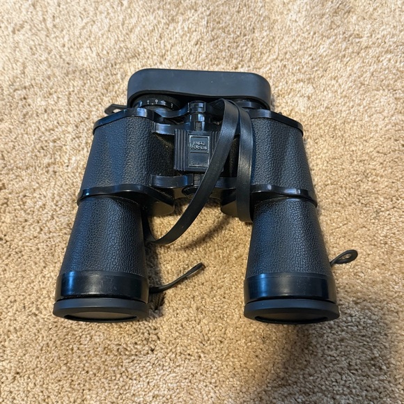 Bushnell Insta Focus Binoculars 10x50 Coated Optics w Case & Lens Covers - Picture 2 of 7